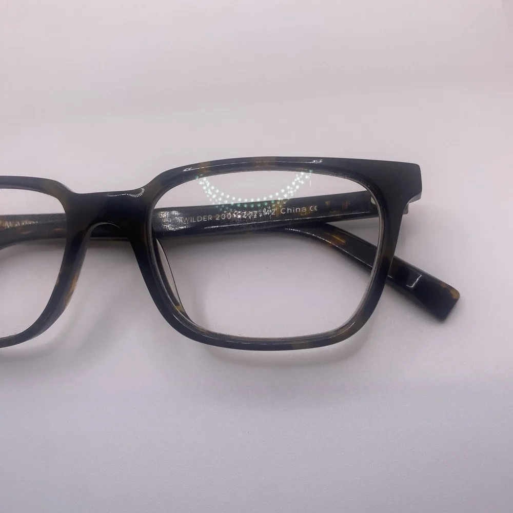 Warby Parker Eyeglasses FRAME ONLY Wilder 200 52-17-142 Dark Tortoise 788